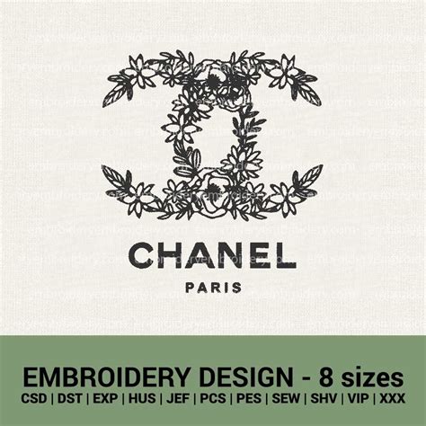 chanel embroidery design